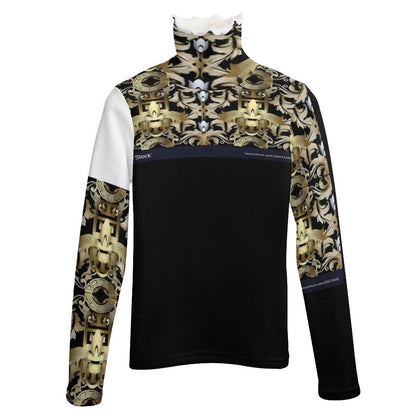 Women Long Sleeve Turtleneck Sweater MY08 (All-Over Printing)