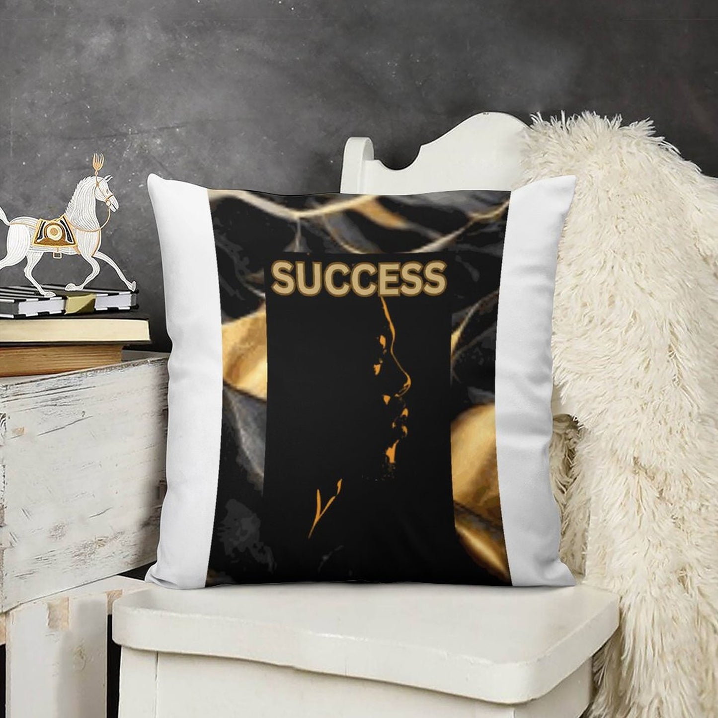 Picture on Plush Pillow Case  (Pillow Excluded, Set of 2, Different Pics on 2 Sides)
