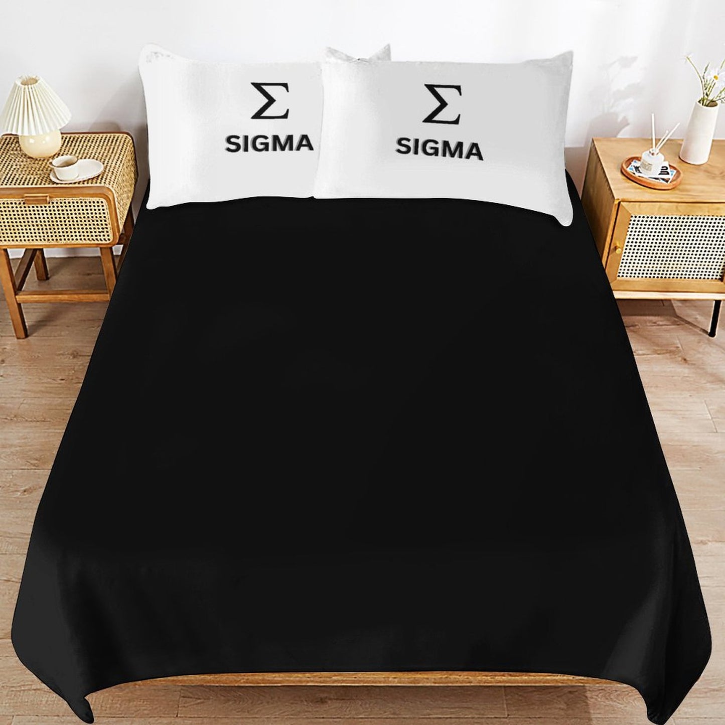 3-Piece Bedding Set-86"×70"/ 218×177cm (Dual-sidede Printing)