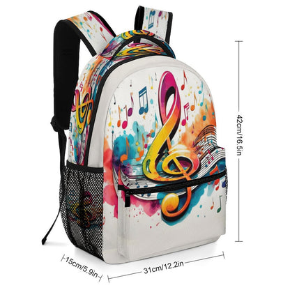 MUSIC GRAFFITI Children's School Backpack