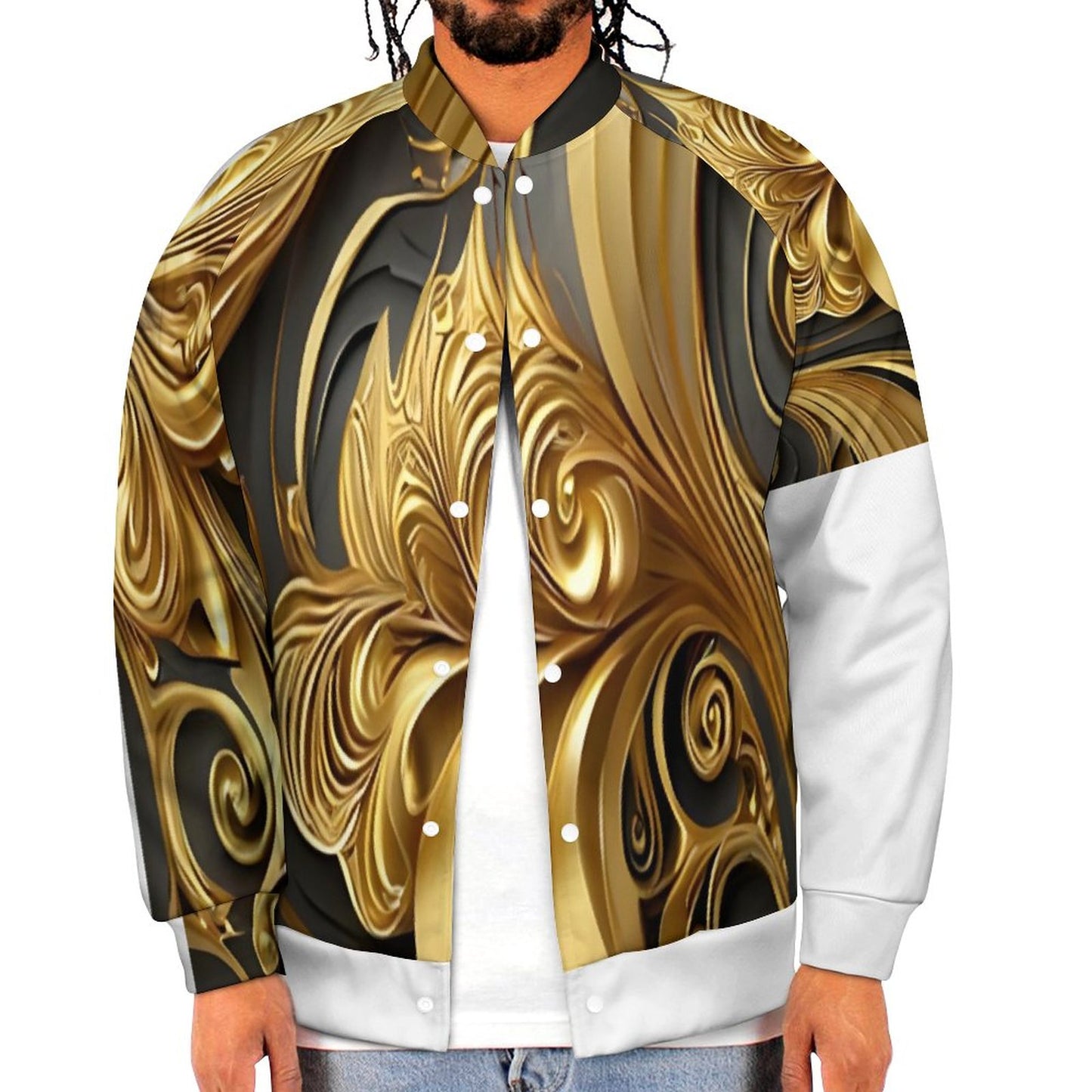 Men's Baseball Jacket (All-Over Printing)
