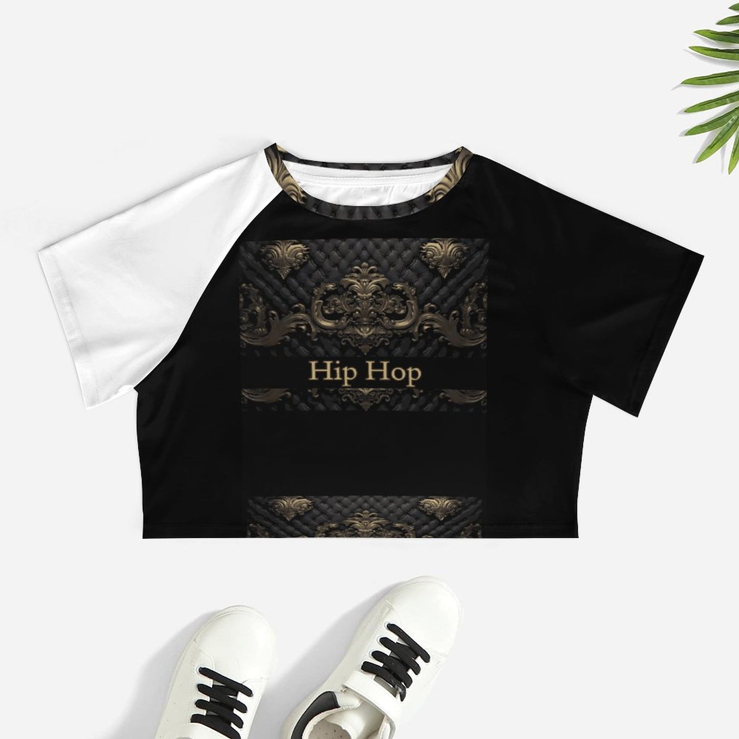 Short Sleeve Navel Shirt Baby Tee NT29 (All-Over Printing)