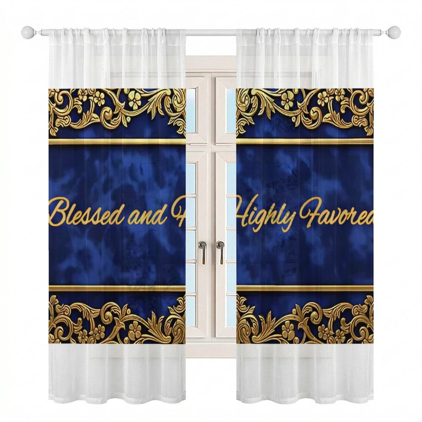 Sheer Curtain(All-Over Printing)
