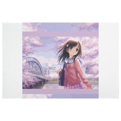 Crystal Velvet Bedroom Floor Mat