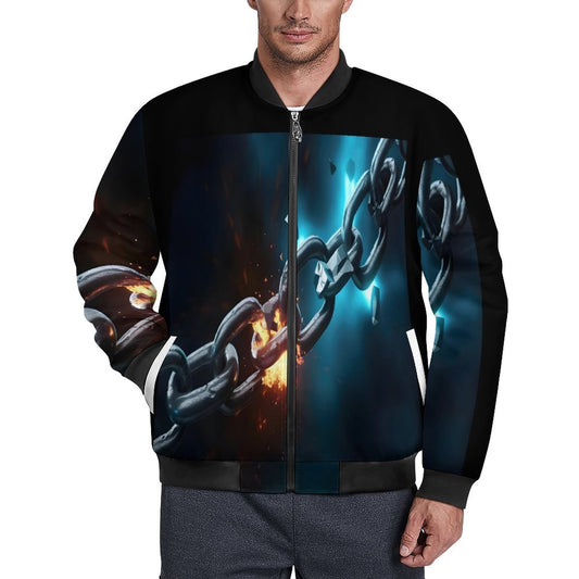 180gsm Zipper Bomber Jacket BMJ (All-Over Printing)