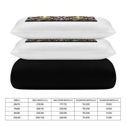 3-Piece Bedding Set-102"x90"/ 259x229cm (Dual-sided Printing)
