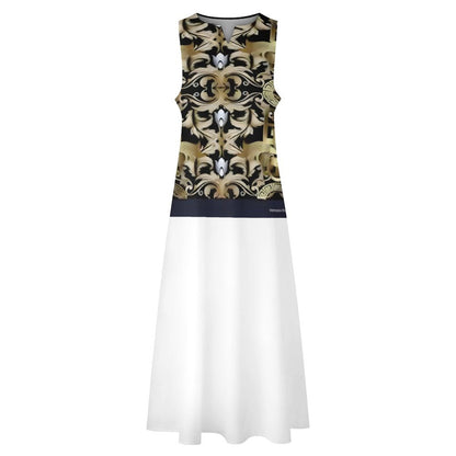 Sleeveless Ankle-length Dress GQ (All-Over Printing)
