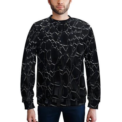 250gsm Round Neck Men's Sweatshirt 4T35 (All-Over Printing)