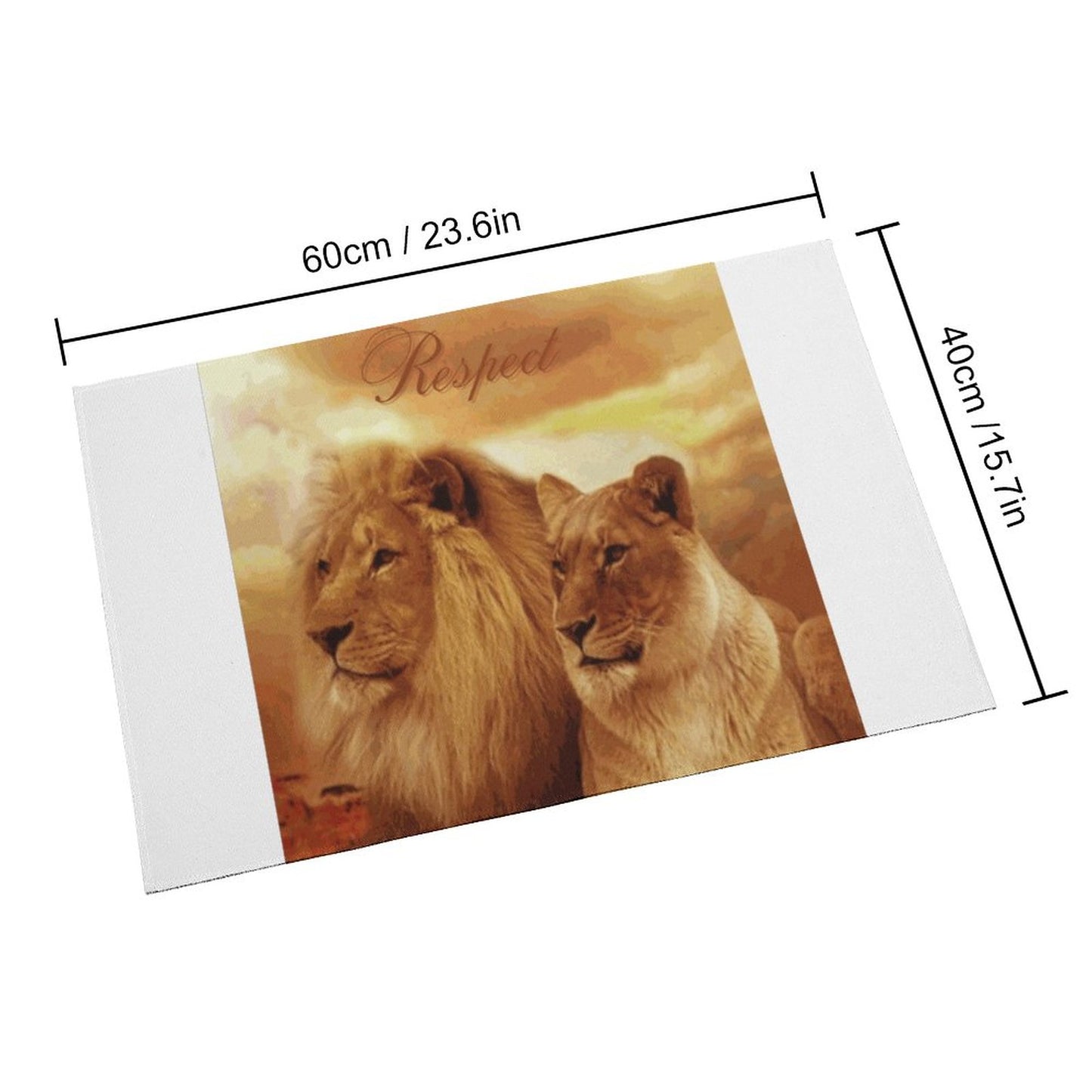 Crystal Velvet Bedroom Floor Mat