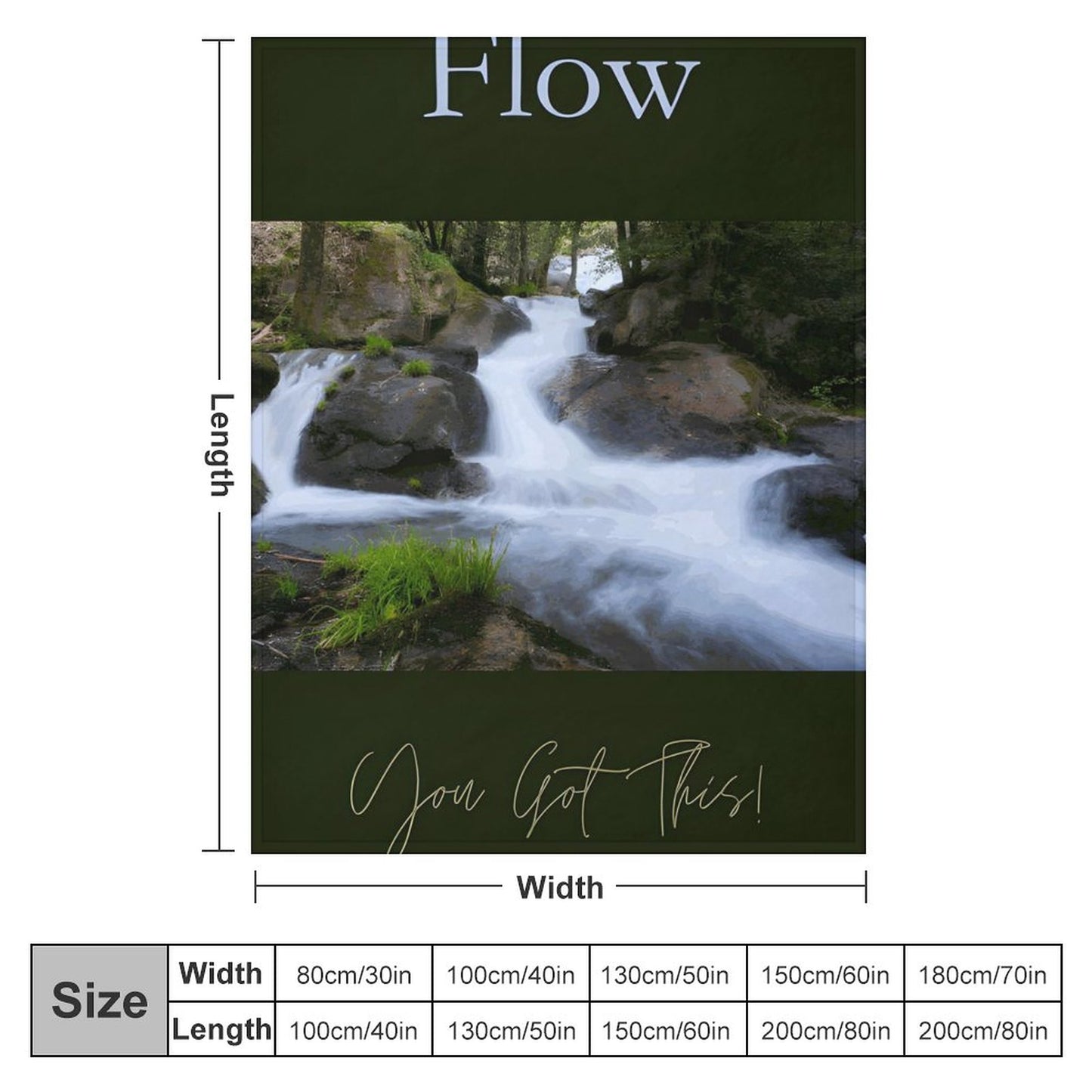 280gsm Flannel Blanket-60"x80" (Dual-sided Printing)