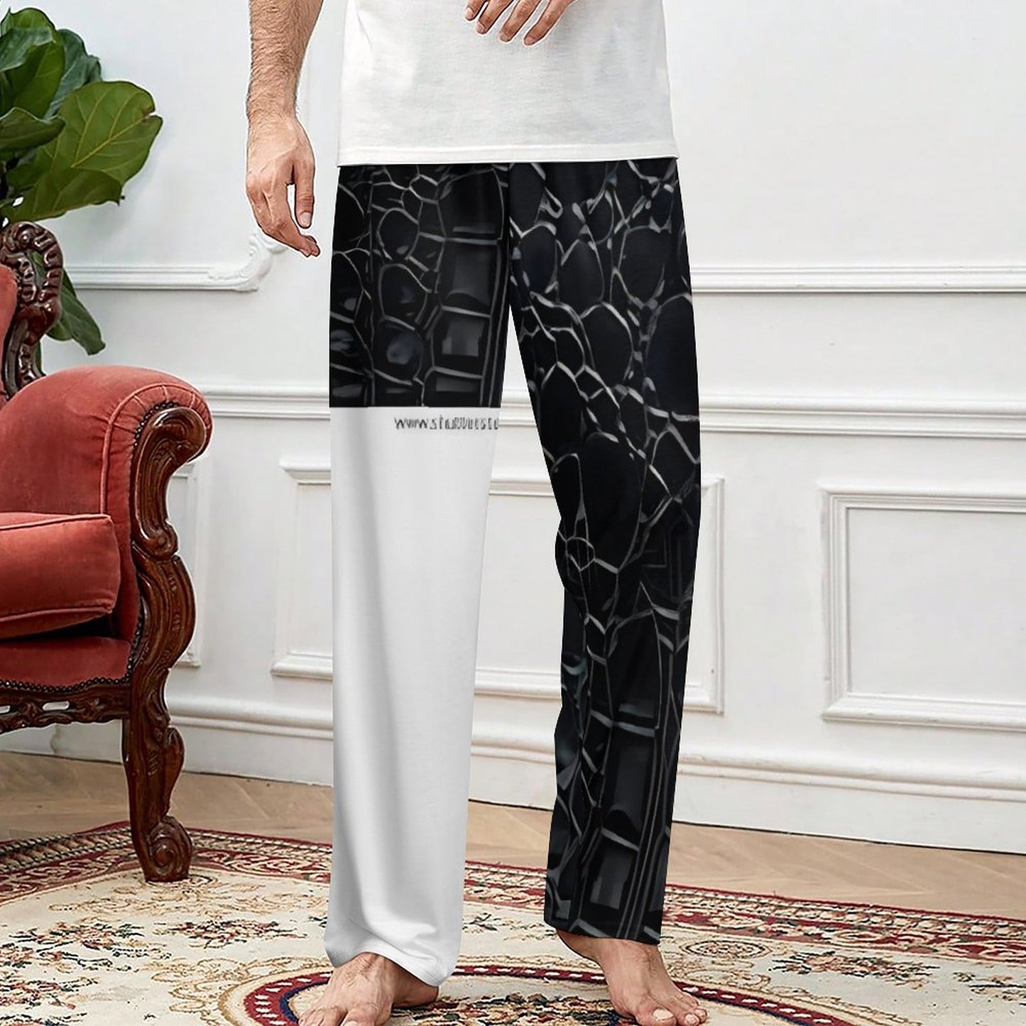 Men's Home Pajamas Pants EEP (All-Over Printing)