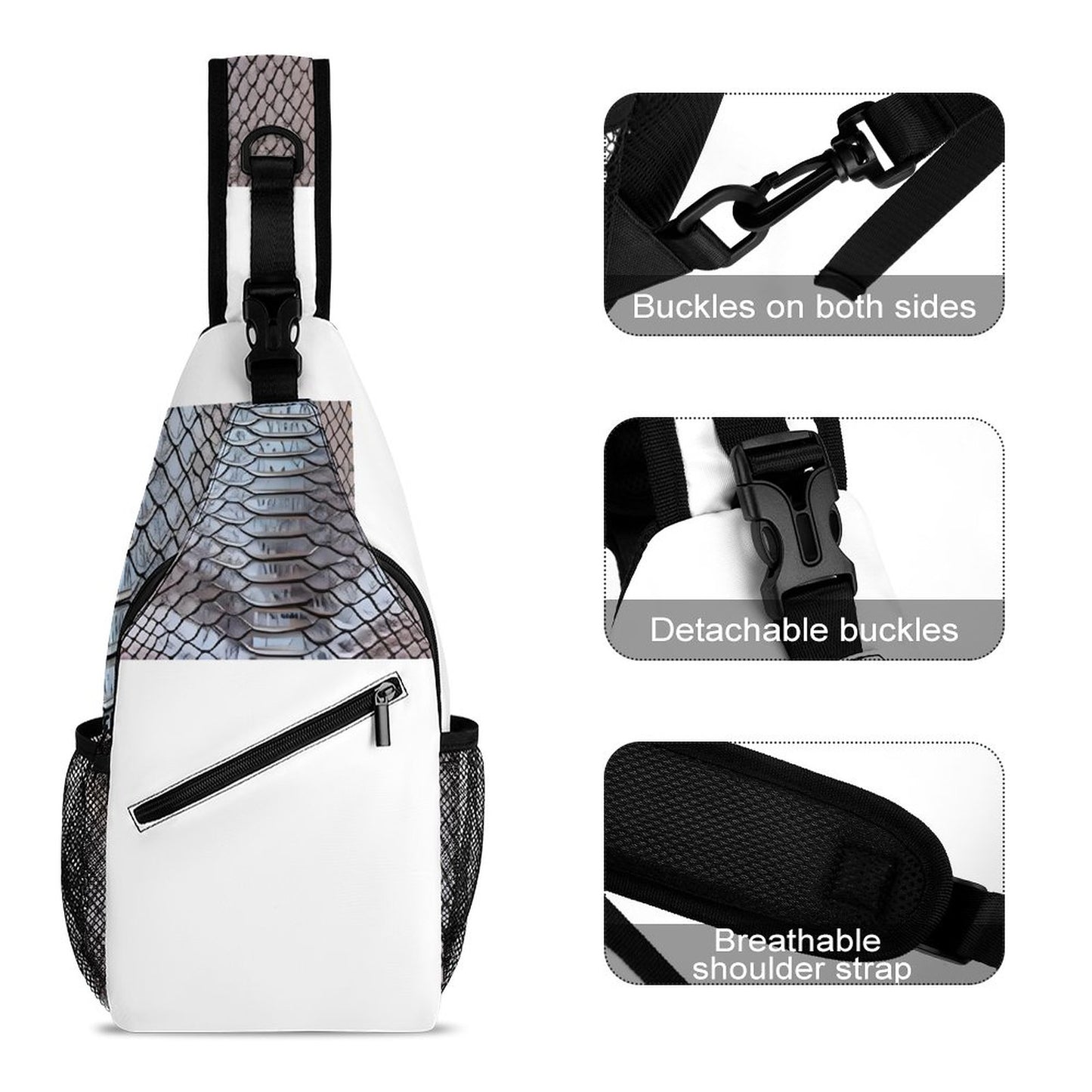 Create Unique Sling Bags with Our durable polyester (All-Over Printing)