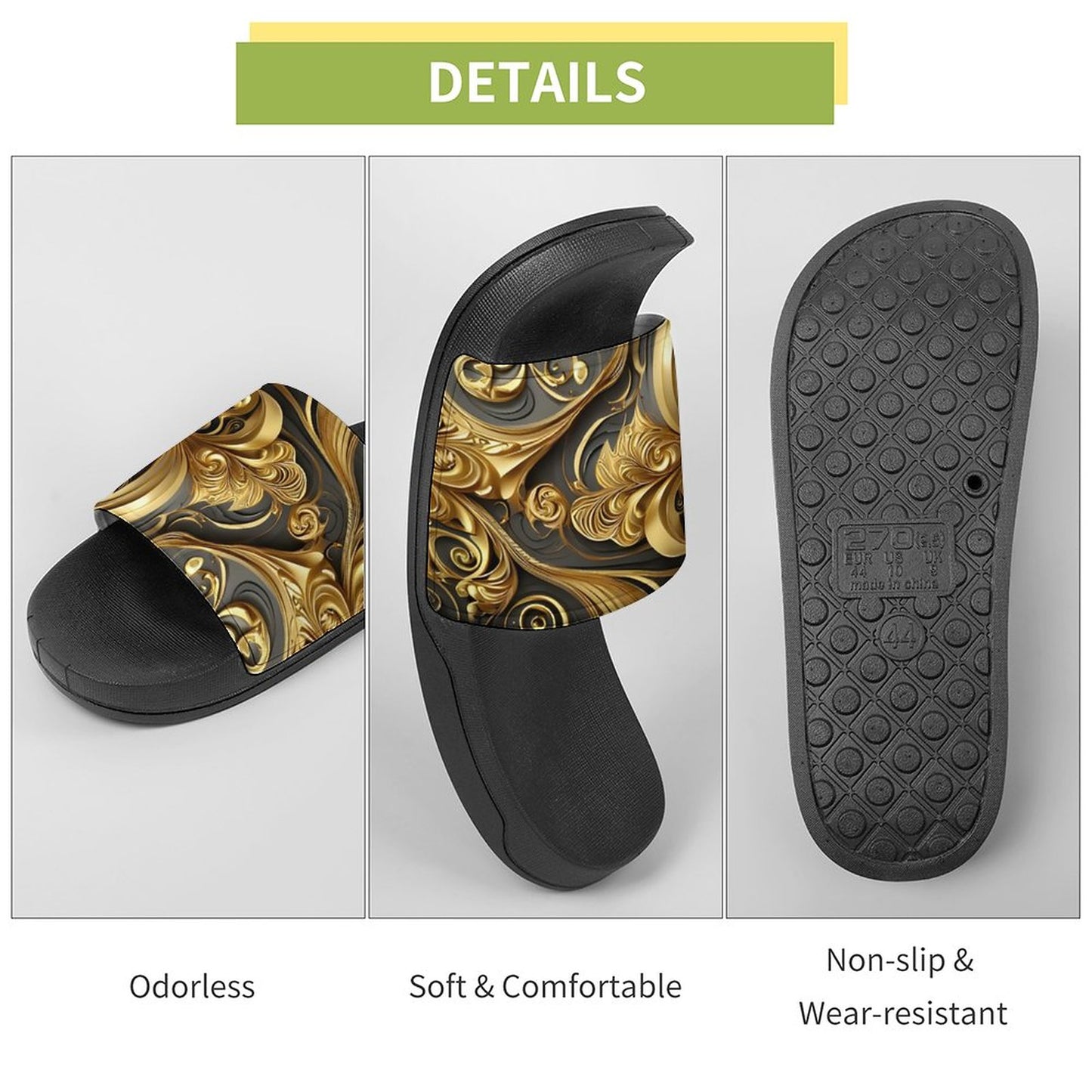 Personalized Casual Unisex PVC Slippers