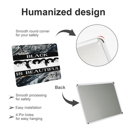 Horizontal Personalized Metal Wall Art Tin Sign-5.5"x7.9"/14x20cm
