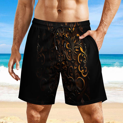 Men's Hawaiian shorts with 4 Pockets