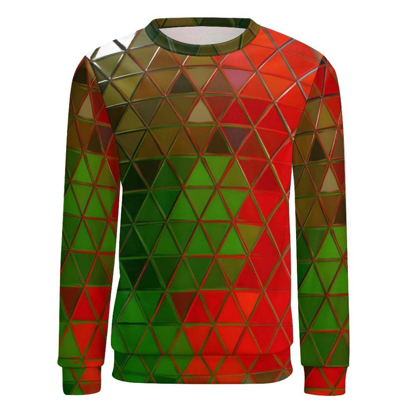 GLASS PRISM Round Neck Men's Sweatshirt-S-5XL