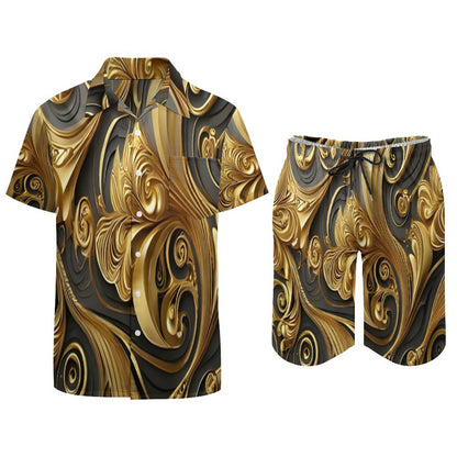 Hawaiian Print Suits for Men (All-Over Printing)