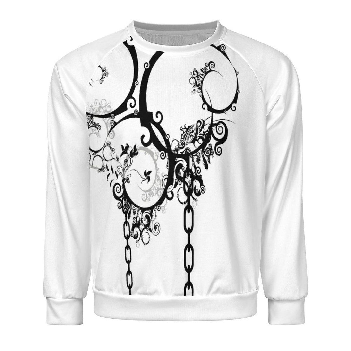 280gsm Men's Crewneck Sweatshirt Raglan A27H (All-Over Printing)