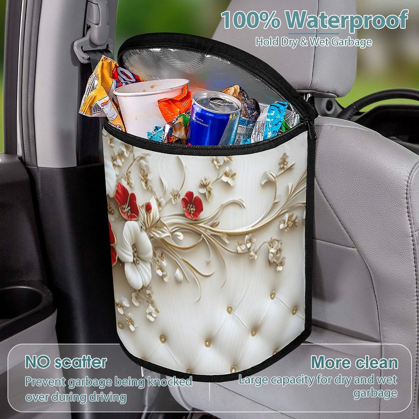 Collapsible Car Trash Bin