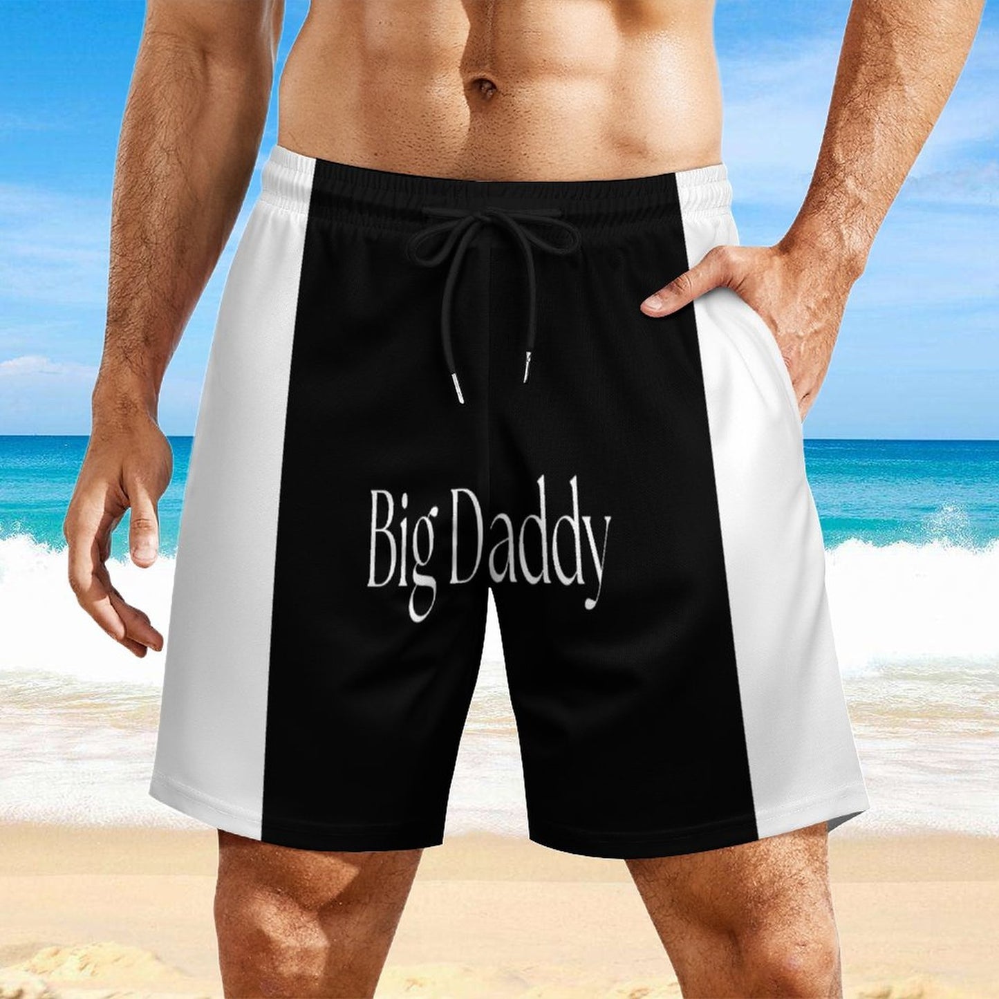 Men's Beach Shorts with 4 Pockets-BIG DADDY