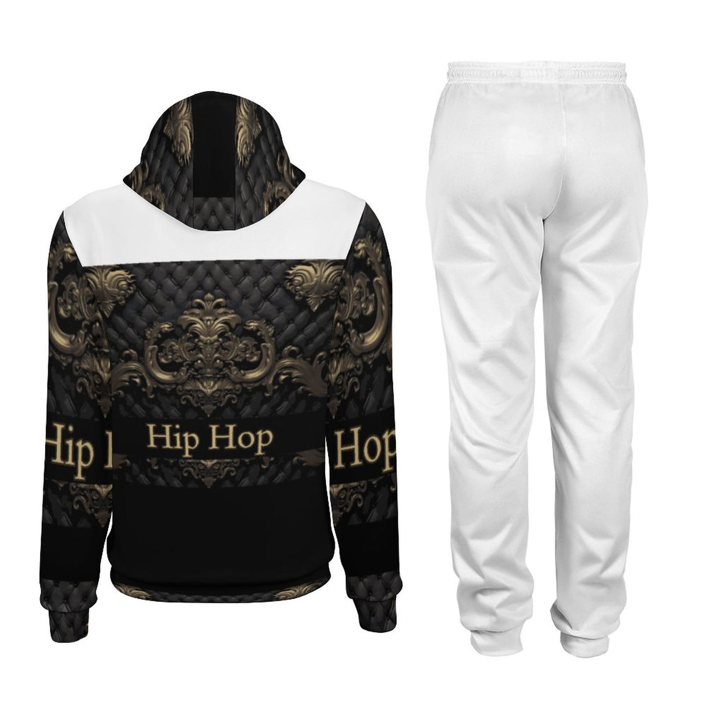 250gsm Imitation Cotton Hoodie & Joggers Set 4T03 (All-Over Printing)