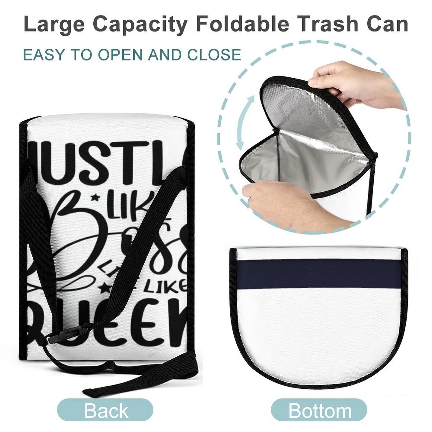 Collapsible Car Trash Bin