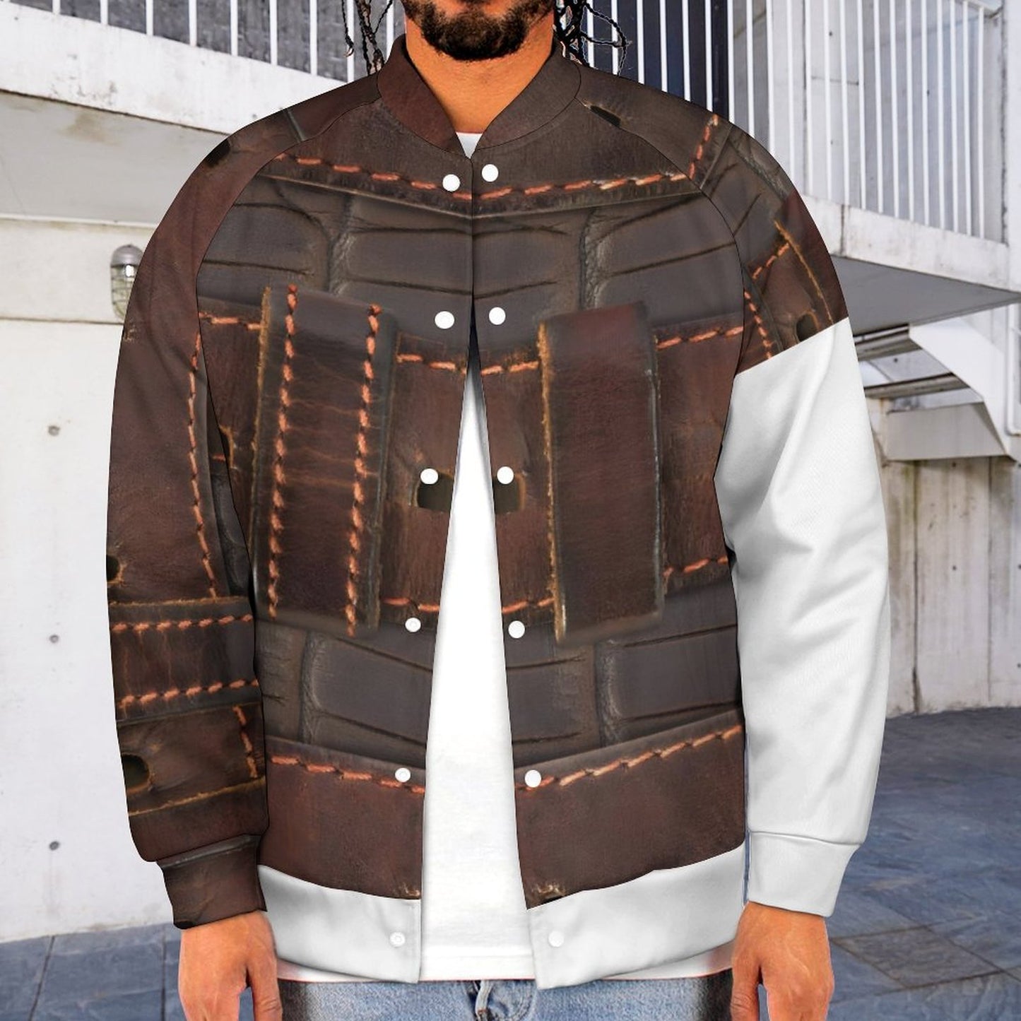 Men's Baseball Jacket (All-Over Printing)