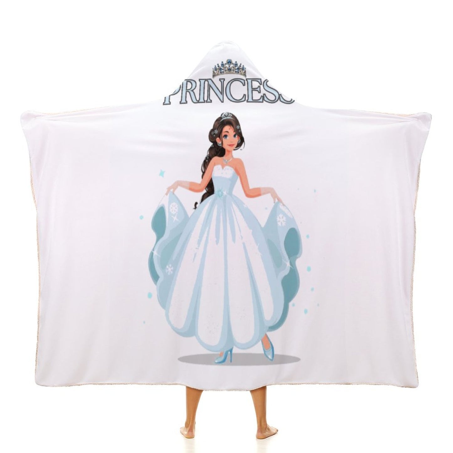 Wrap Hooded Blanket-60"x80"/ 150x200cm