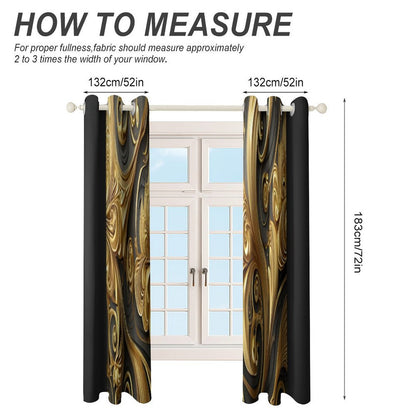 Grommet Curtain-52"x72"/ 132x183cm