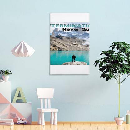 Framed Wooden Poster Hanging (Vertical 2:3)-8x12 inch