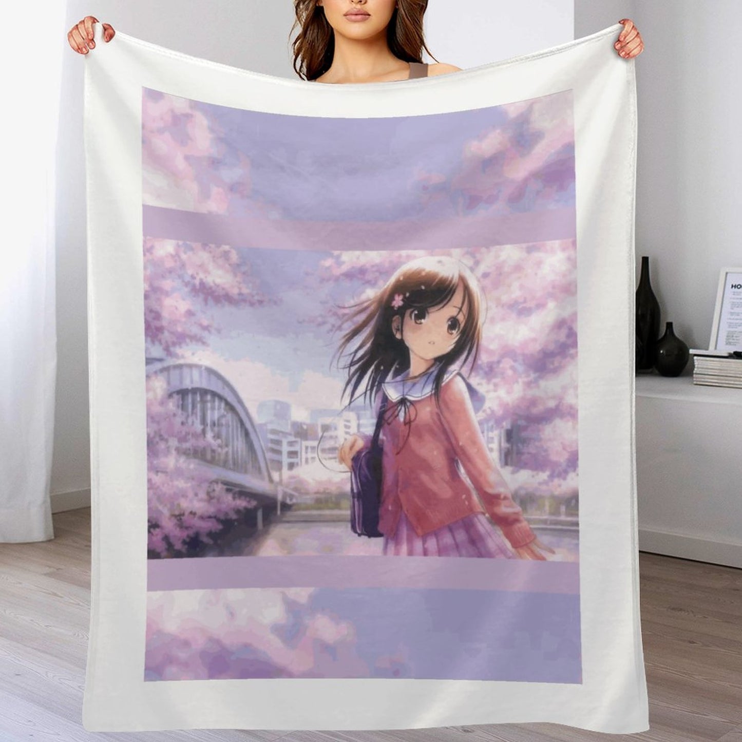 250gsm Flannel Throw Blanket-60"x80"