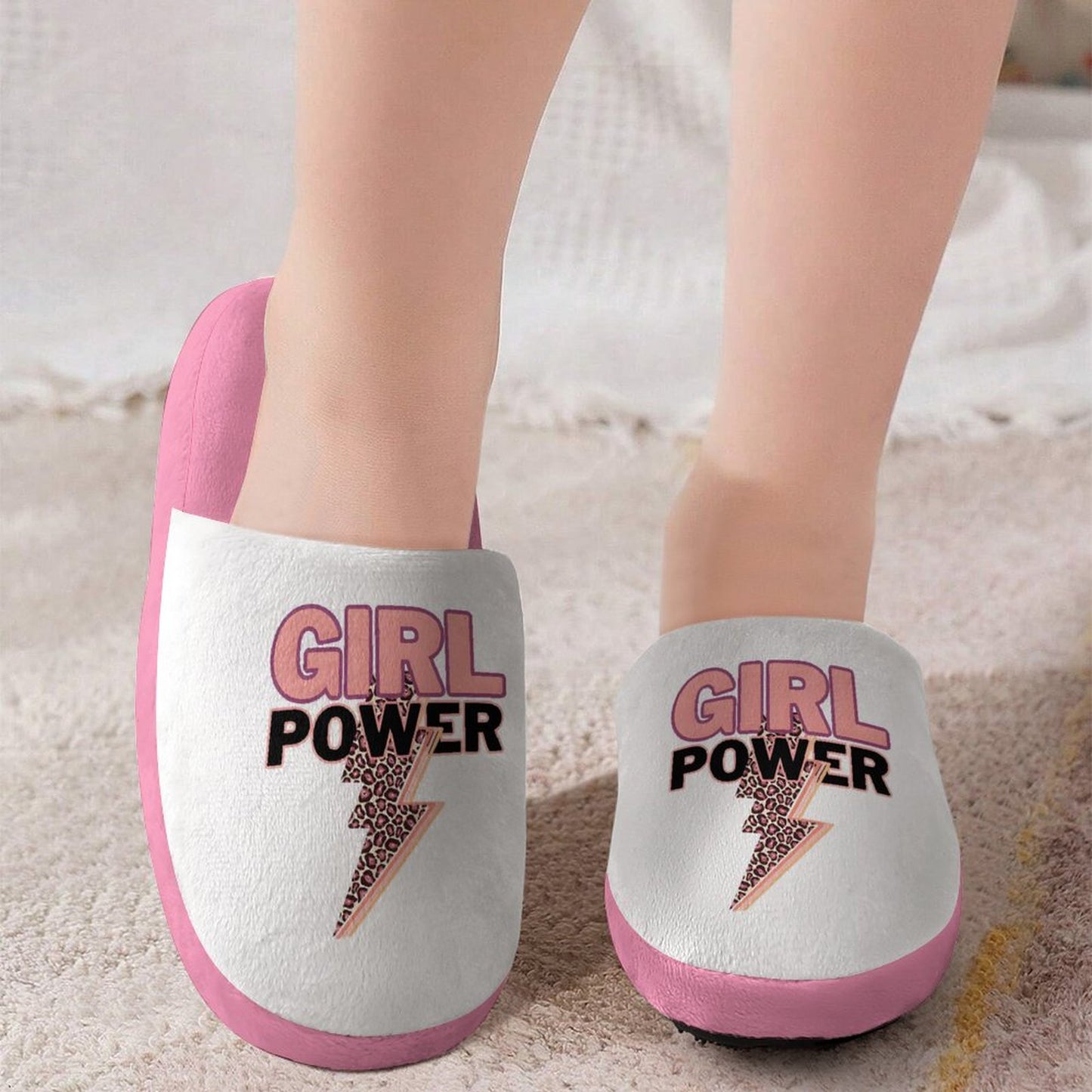 Flannel Children's Cotton Slippers (All-Over Printing)