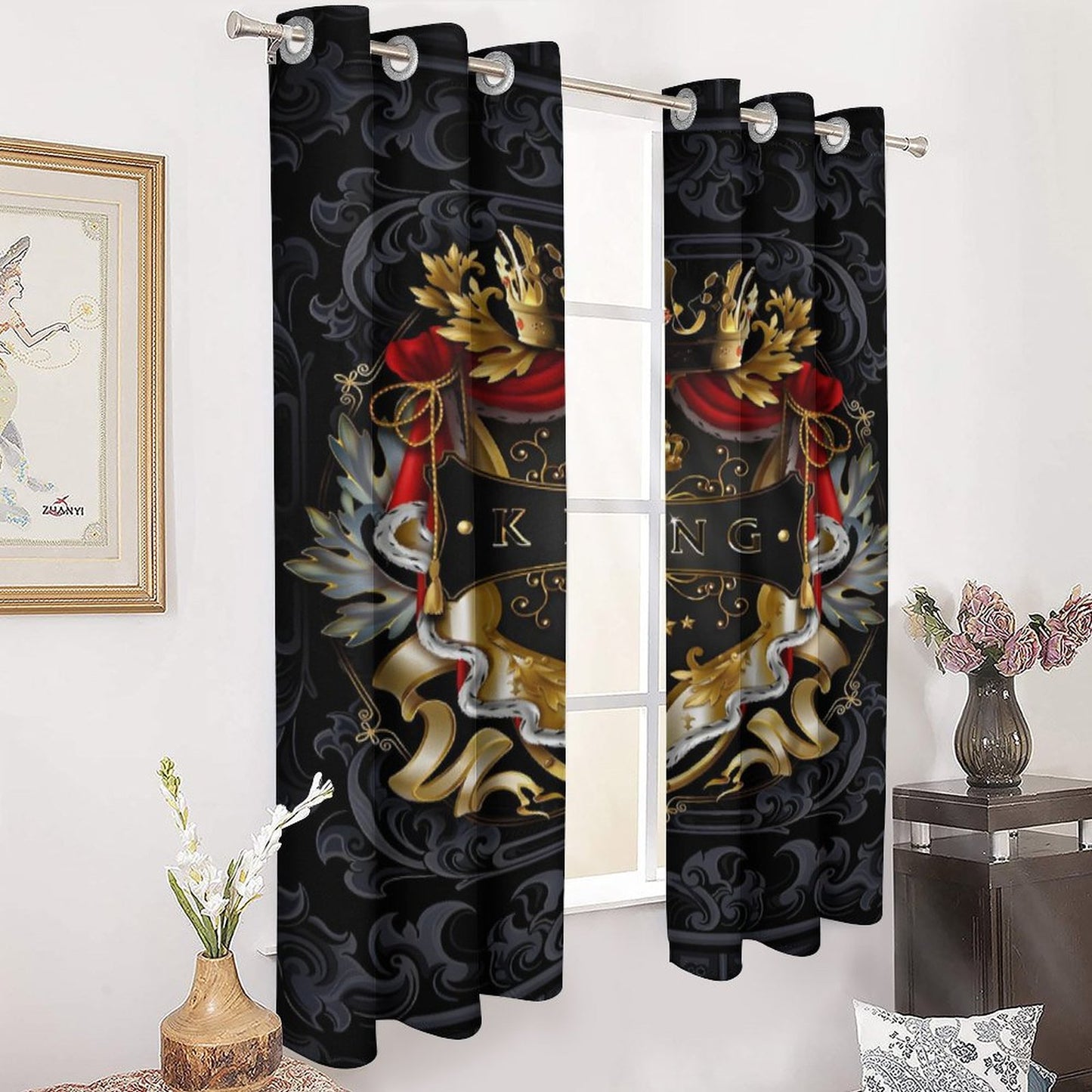 Grommet Curtain-52"x72"/ 132x183cm
