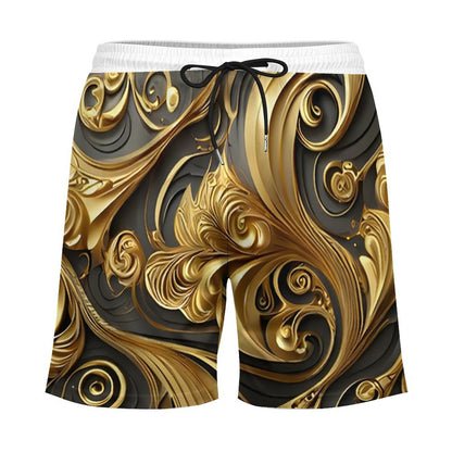 Men's Beach Shorts with 4 Pockets