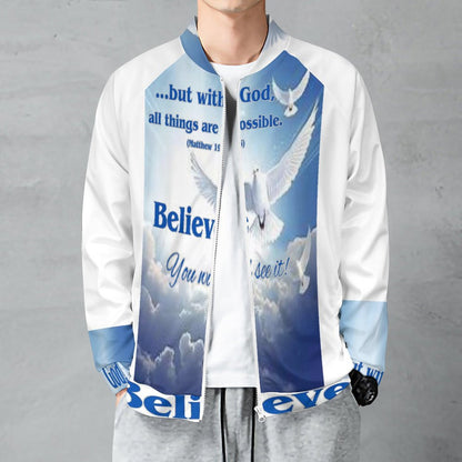 Raglan Zip-up Shirt(All-Over Printing)