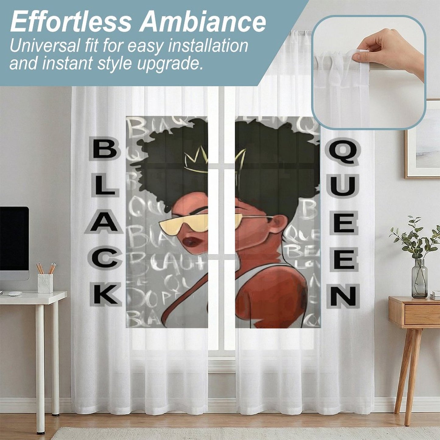 Sheer Curtain(All-Over Printing)