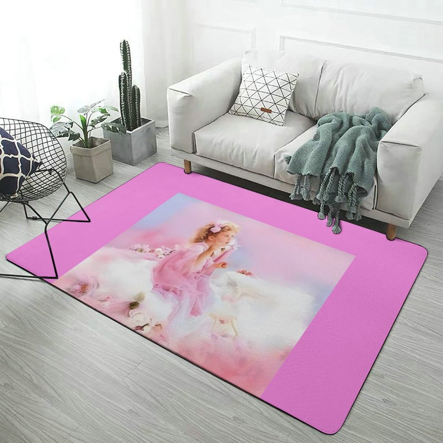 Coral Velvet Floor Mat for Home-60"x40"