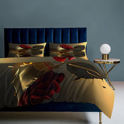 3-Piece Bedding Set-102"x90"/ 259x229cm (Dual-sided Printing)