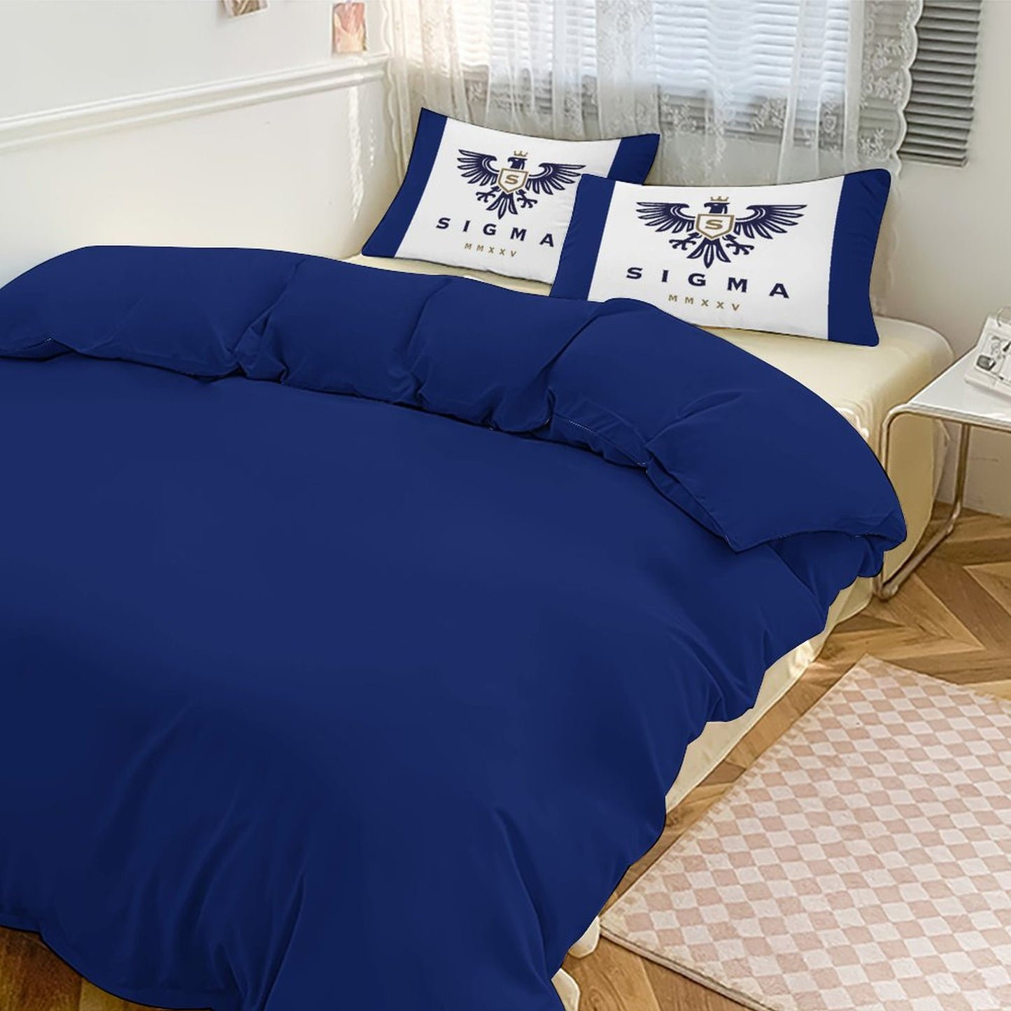 3-Piece Bedding Set-102"x90"/ 259x229cm (Dual-sided Printing)