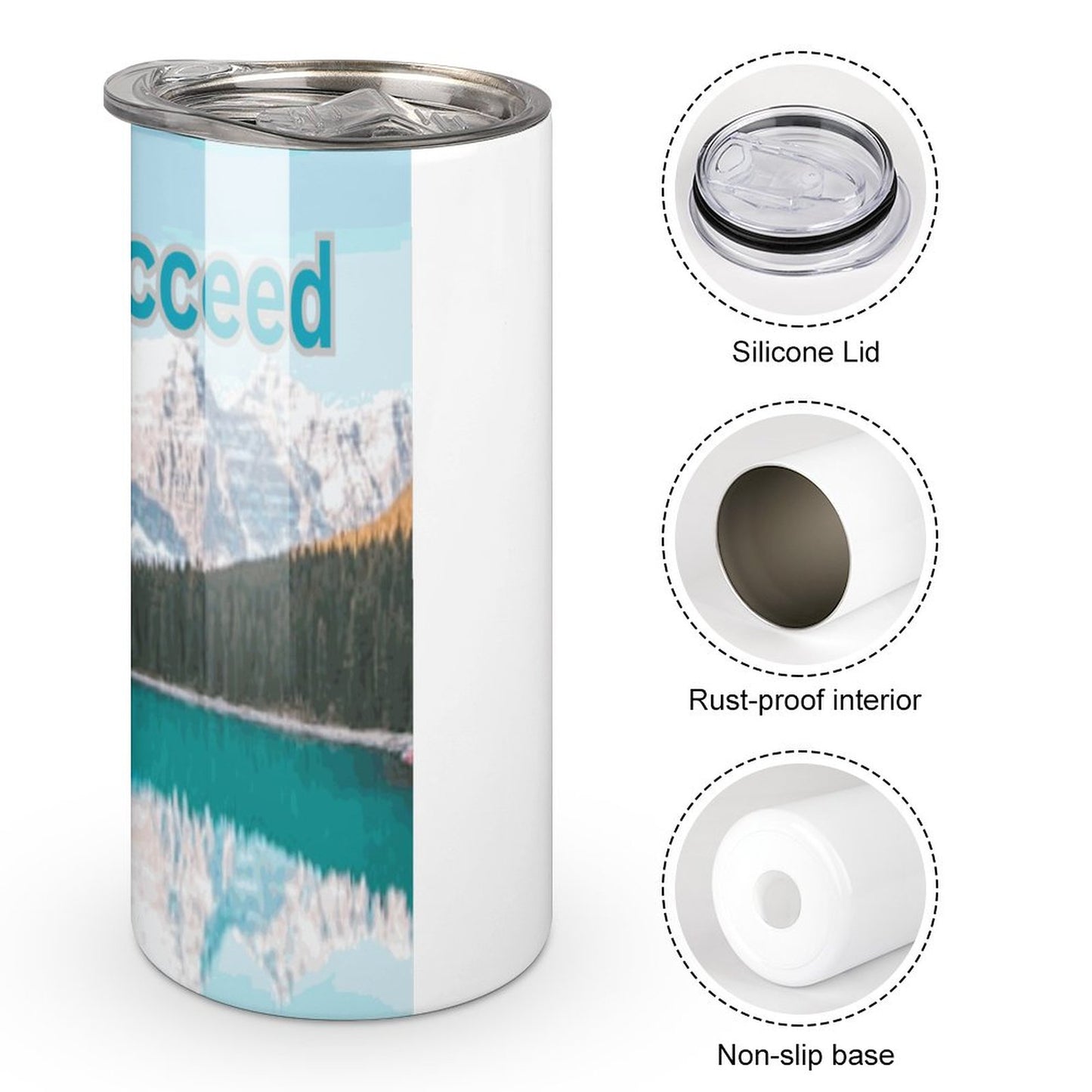 Insulated Drinking Cups with Lids