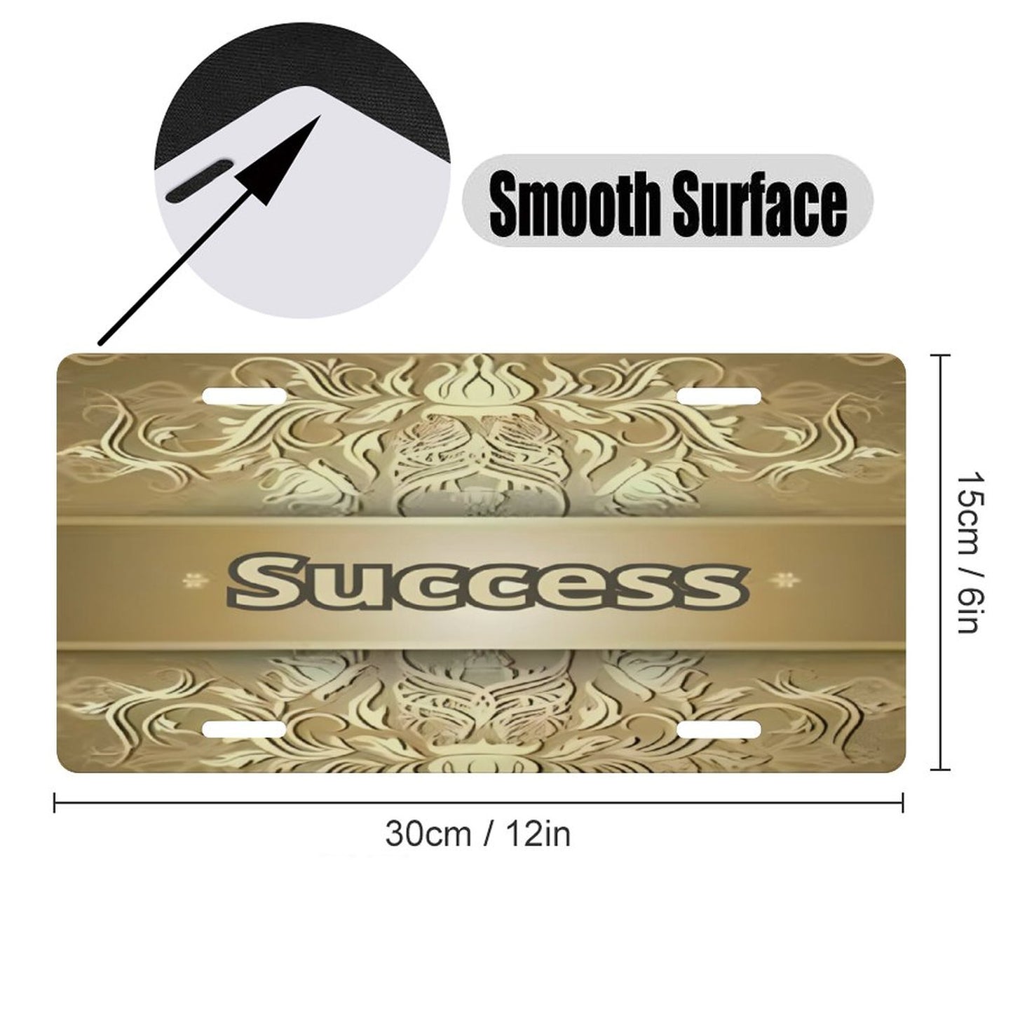 Car License Plate-11.8”x5.9”