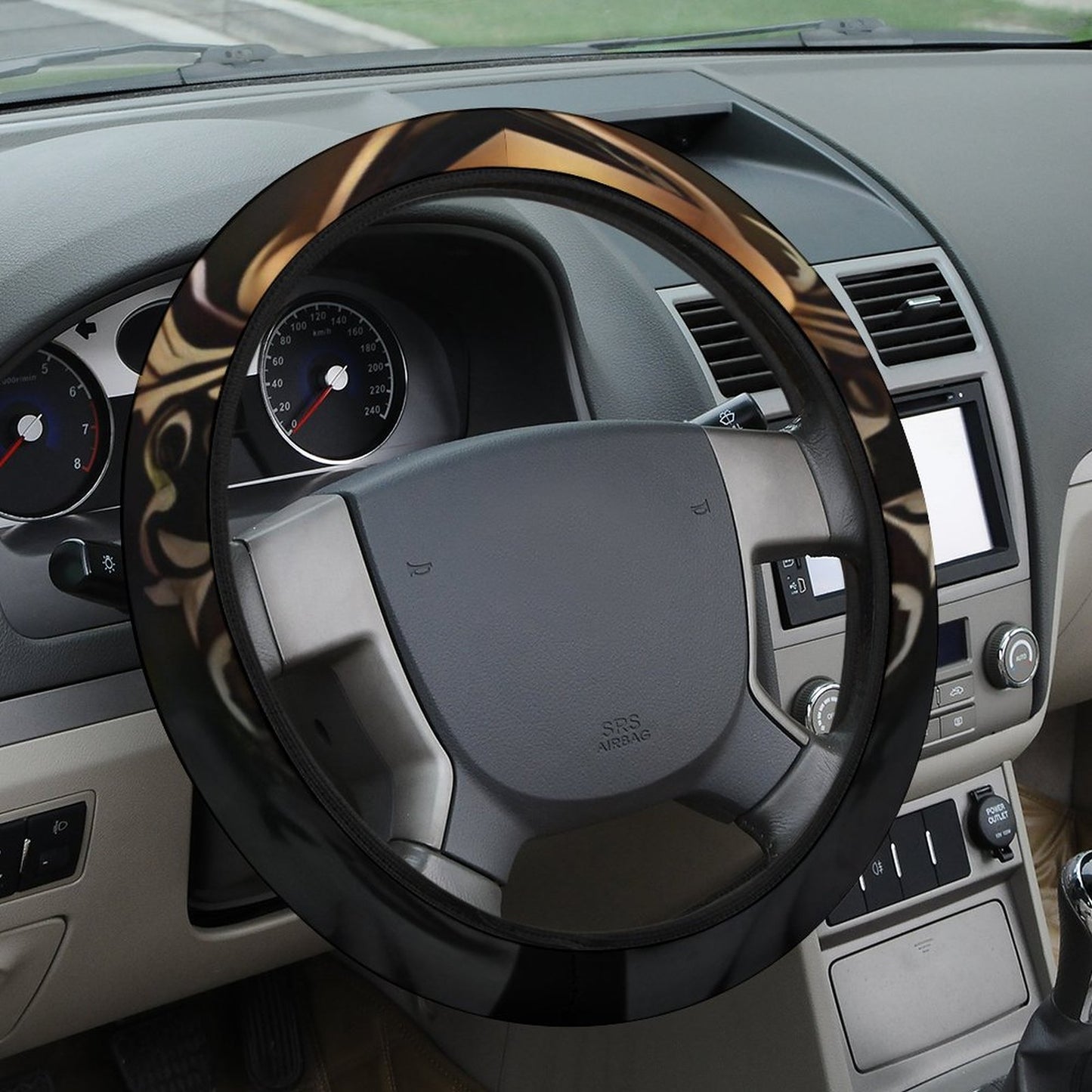 Car Steering Wheel Cover