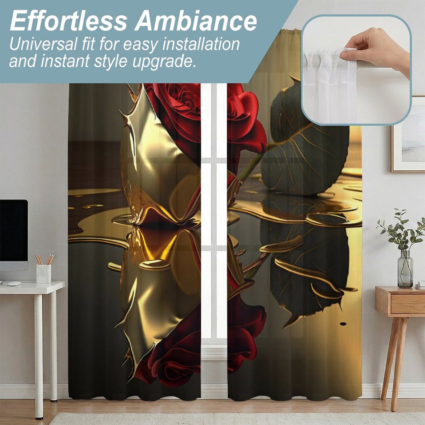 Sheer Curtain(All-Over Printing)