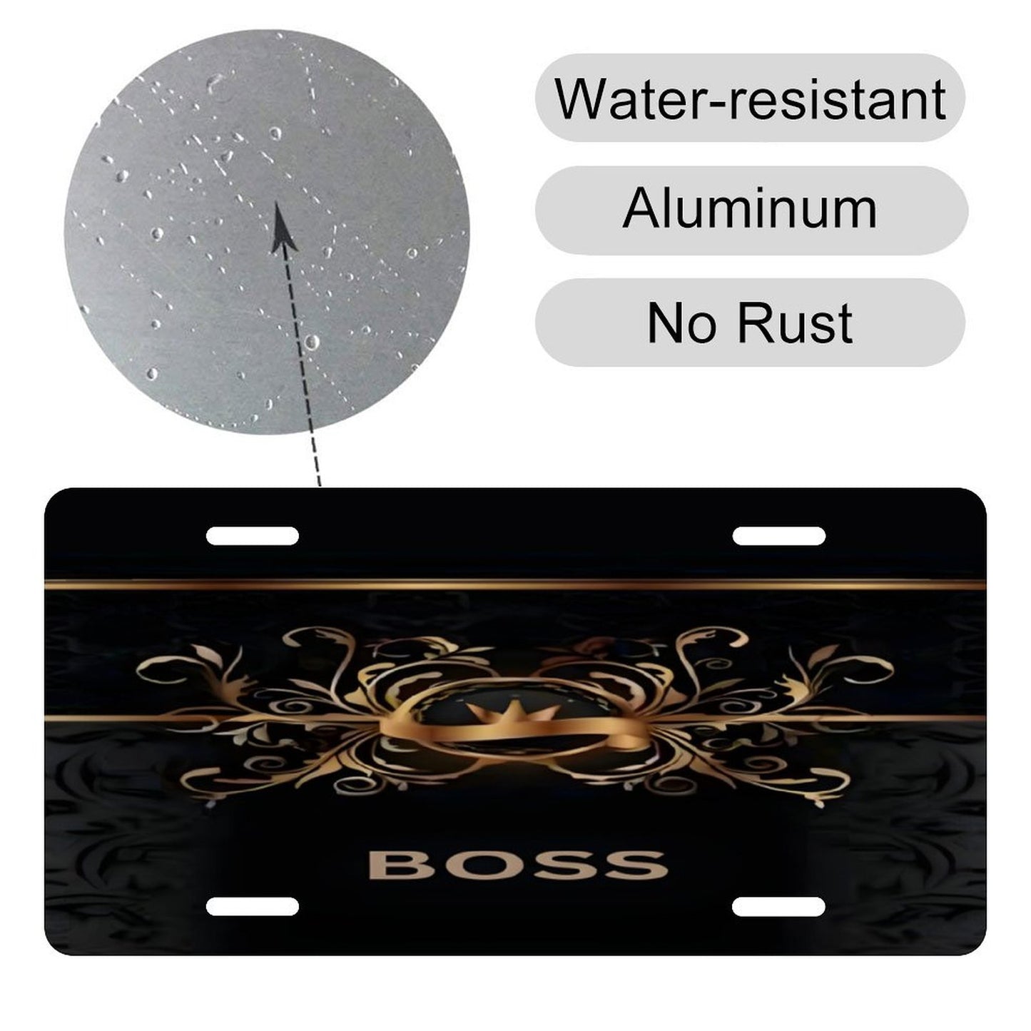 Car License Plate-11.8”x5.9”