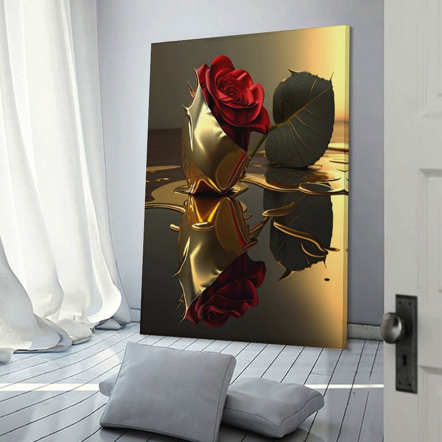 Framed Wooden Poster Hanging (Vertical 2:3)-8x12 inch