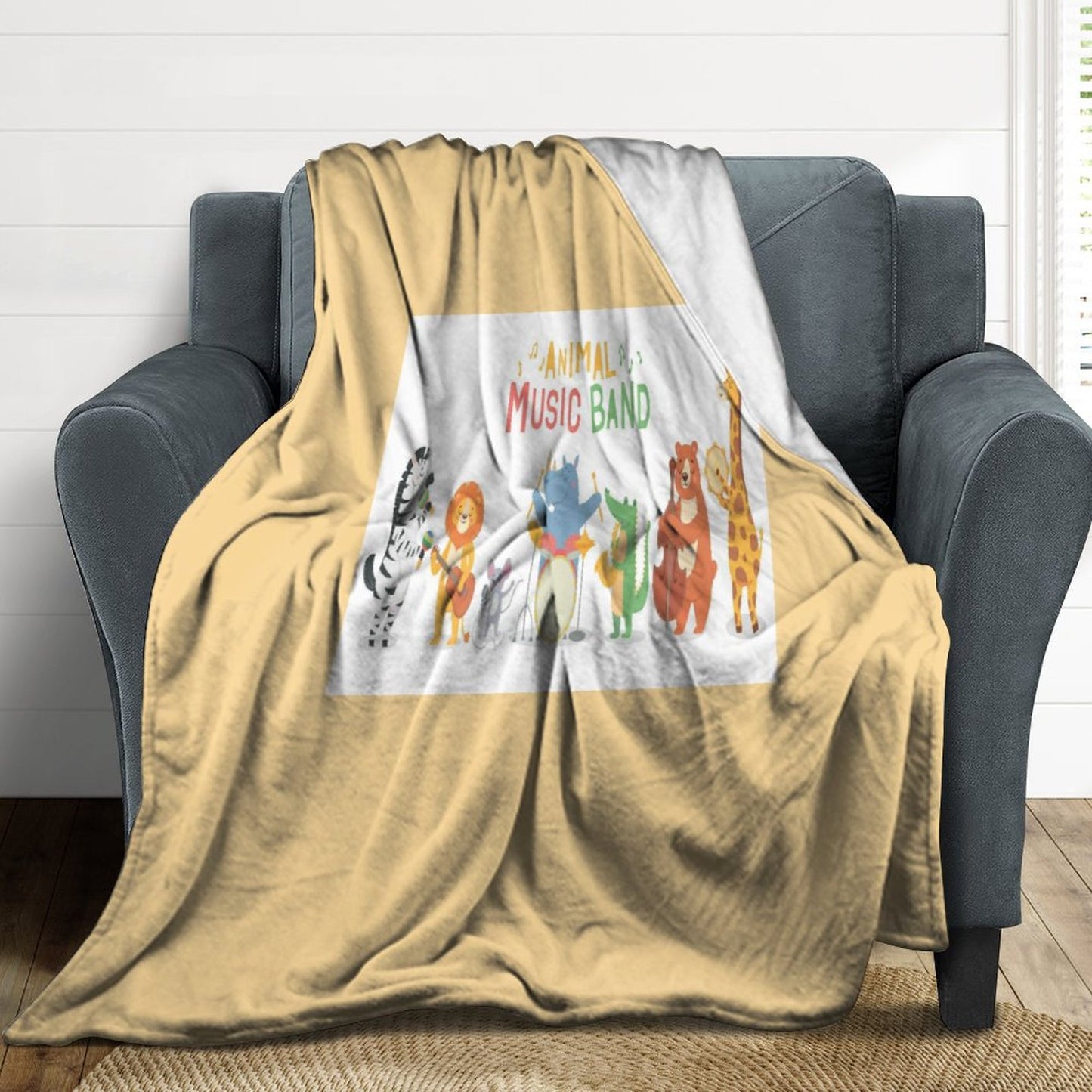 250gsm Flannel Throw Blanket-60"x80"