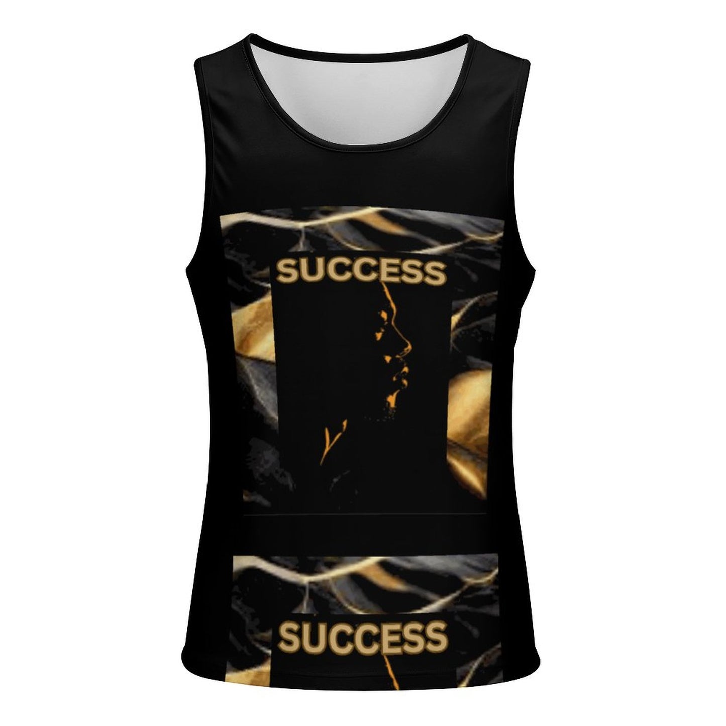 Men's Printed Vest BK (All-Over Printing)