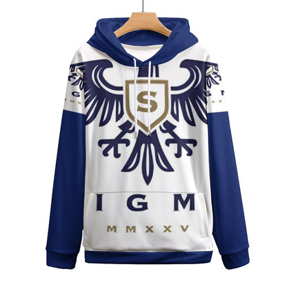 230gsm Men's Cool Hoodie with Double-layer Cap (All-Over Printing)