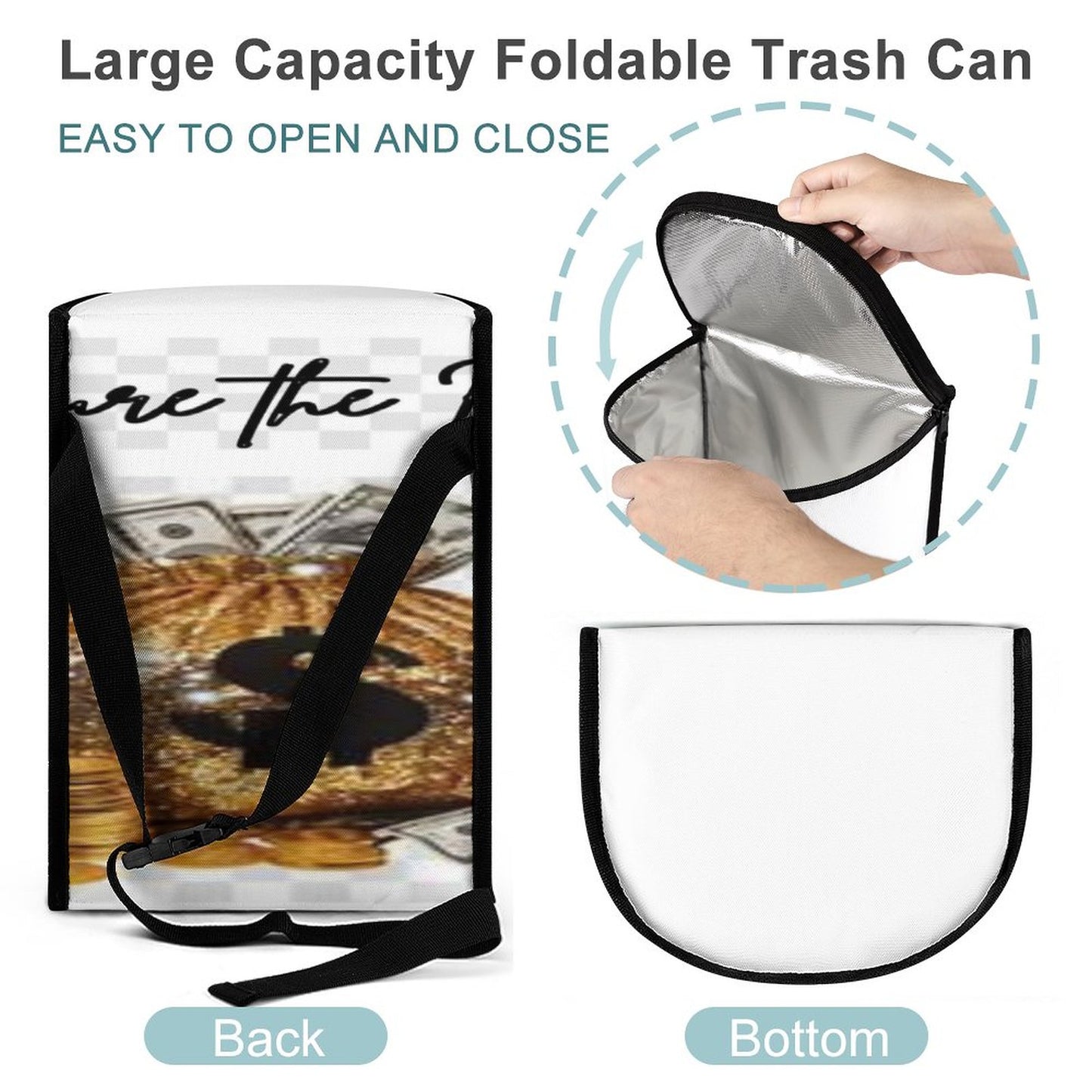 Collapsible Car Trash Bin