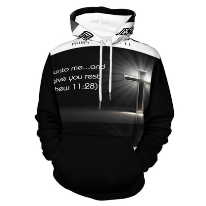 230gsm Printed Hoodie for Men (All-Over Printing)